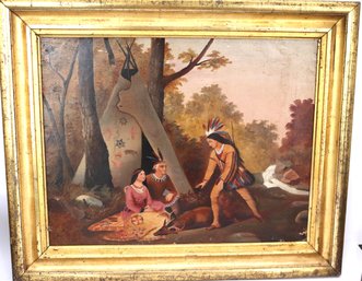Native American Painting In Frame