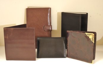 Vintage Leather Accessories Bergdorf Goodman Made In Italy, Caiman Wallet, Tuti Firenze, Yamani And More