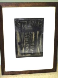 Jorge Damiani Small Framed Abstract Artwork