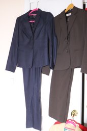 A Vintage Tahari, And Jones, New York Pants Suit. SIZE 2P AND 4P