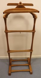 Vintage Wood Fitwell Valet Stand/suit Butler - C. Birnbaum Made In Germany
