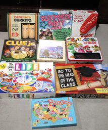 Collection Of Assorted Board Games As Pictured