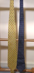 Designer Ties Include Hermes Designer 100 Percent Silk Tie And Brioni