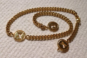 Fabulous Vintage Paloma Picasso Gold Chain-link Belt Adjustable