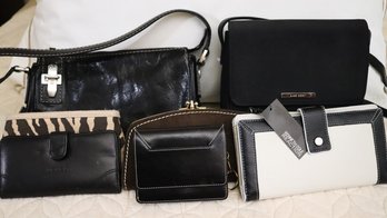 Lot Of Vintage Ladies Wallets & Small Pocketbooks With Michael Kors, Bosca, K. Cole & More