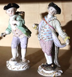 Antique Meissen Figurines With Damage