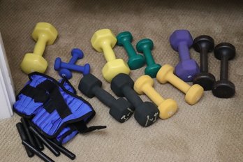 Lot Of Varied Weights For All Your Muscle Toning With 1 Lb. - 9 Lb. Weights