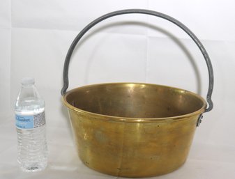 Vintage Brass Pot With Handle