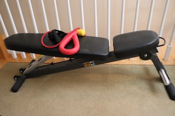 Exercise / Weightlifting Bench By Hoist, Bollinger Mats & Fitball