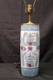 Tall Royal Copenhagen Alumina Faience Marianne Johnson Design Vase As Lamp.