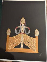 AUTHENTIC QUALITY ERTE SERIGRAPH 'ENCHANTRESS', SIGNED, NUMBERED AND STAMPED/EMBOSSED