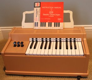 Vintage Electric Cord Organ For Kids By National Organ Co.