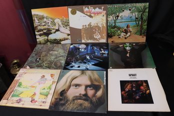 Lot Of 9 Vintage Record Albums With Steve Miller Band And Moody Blues