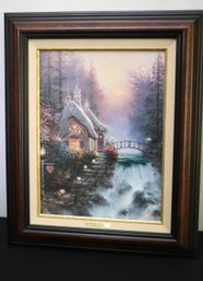 Sweetheart Cottage Ll By Thomas Kinkade Classics Collection Reproduction Edition Number 2001 With COA