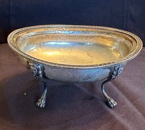 VINTAGE .800 SILVER FOOTED CANDY DISH