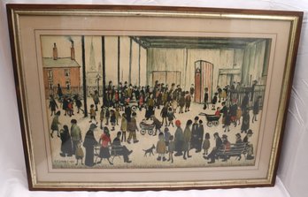 Laurence Stephen Lowry Punch And Judy Framed Print.
