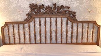 Carved Wood King Size Headboard