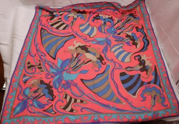 Fulio Pucci Colorful Silk Scarf 34 Square