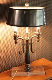 Decorative Table Lamp On Lucite Base