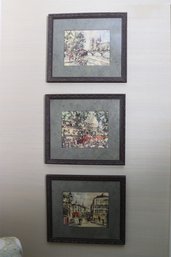 Set Of 3 Decorative Framed Prints