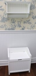 Modern Wall Shelf And Towel Storage, Great For Linens!