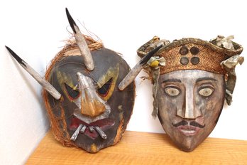 Handmade Masks Used For Pbs Television Series Called Oye Wille Late 1970s Directed By Angel Mike Cuesta