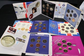 Lot Of United Kingdom Brilliant, Uncirculated Coin Collection In Original Holders