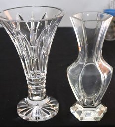 Waterford Crystal Vase & Gorham Crystal Vase