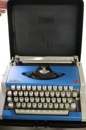 Vintage Olympia Typewriter In Original Case.