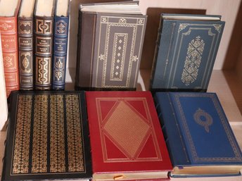 Lot Of & Franklin Mint & Easton Press Leather Books From 1979 Onwards.