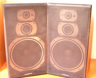 Wharfedale Laser 150 Speakers Made In England 8 Ohms 100 Watts