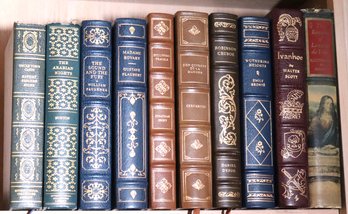 Lot Of 10 Vintage Hardcover Books, With Easton Press & Franklin Library