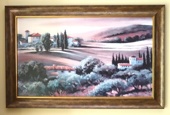 Afternoon Light In Tuscany Framed Print By Carol Jessen 2000