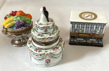 Miniatures Include Limoge Pill Boxes,