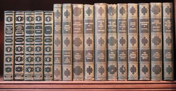 Lot Of Vintage Leather And Board Hardcover Books, From The Modern Readers Series, And Others.