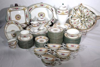 Large Set Of Wedgwood Bone China Columbia Made In England W Some Replacement Pieces