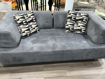 Gray West Elm Sofa/bed Conversion