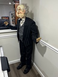 Vintage Life Size Butler Doll Approx 5 Feet Tall