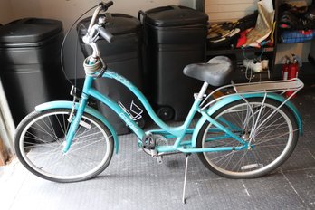 Electra Townie / Beach Bike Glider- No Gears Turquoise Color.