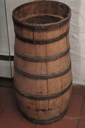 Vintage Wood Butter Churn Barrel Only, Great For Home Decor