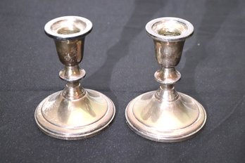 Towle Weighted Sterling Candle Holders
