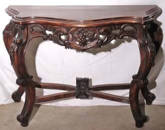 Carved Wood Console In The Louis XV Style.