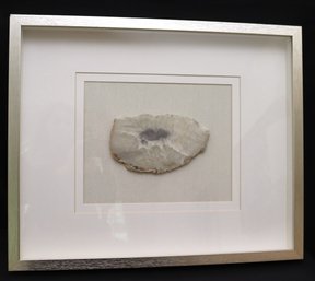 Agate Gem Stone Decor In A Shadow Box Frame