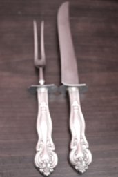 Geo Luxner & Sons Serving Pieces Made In Sheffield England With Sterling Handles