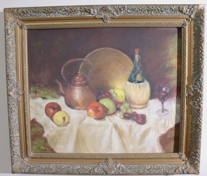 Vintage Still Life Painting Signed By The Artist Friedman 1961