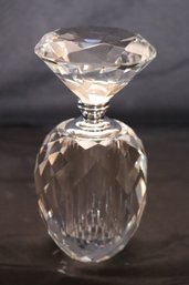 Large Extravagant Crystal Perfume Bottle With Stopper