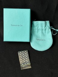 Tiffany And Co. Sterling Silver 925 Money Clip In Original Box.