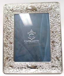 Impressive Renaissance Style Silver Frame By Camilletti Silver Co. For 7 X 9.5 Photo