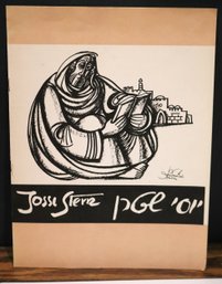 Jossi Stern PGE 01, Signed With Original Sketch In Side Pamphlet/ Artist Information Published By The Old City