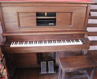 Jacob Doll & Sons NY Player Piano 159608 Made In USA Noted For Tone, Touch & Durability